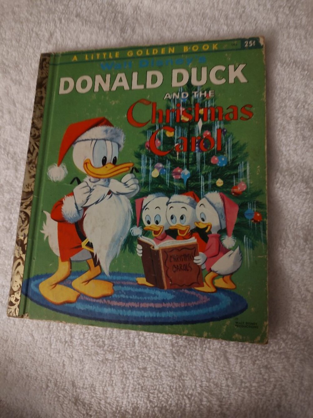 LITTLE GOLDEN BOOK Donald Duck and the hristmS Carol